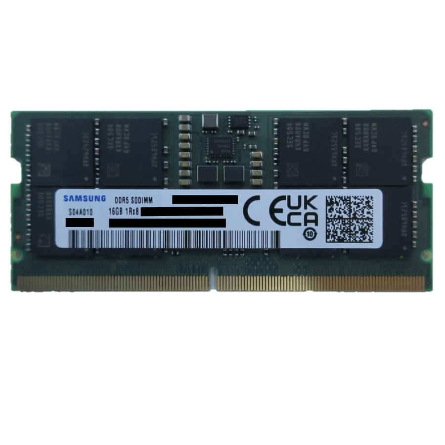 16GB DDR5 5600 SODIMM 1Rx8 1.1V