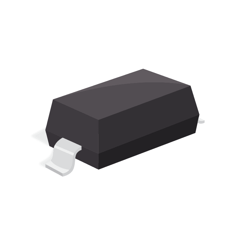 Small Signal Schottky Diode, Single, 30 V, 200 Ma, 800 Mv, 600 Ma, 150 C