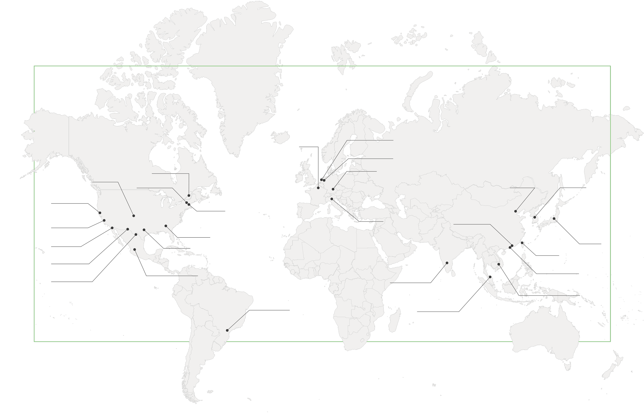 Fusion Worldwide Offices Map