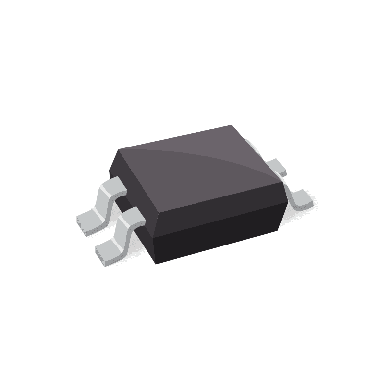 Optocoupler DC-IN 1-CH Transistor DC-OUT 4-Pin Mini-Flat T/R / OPTOISO 3.75KV TRANS 4-MINI-FLAT