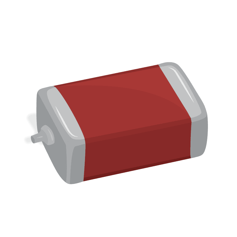 Cap Tant Solid 100uF 16V C CASE 20% (7.1 X 3.2 X 2.5mm) Pad SMD 0.08 Ohm 125C T/R