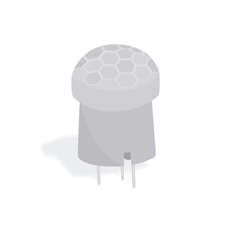 PaPIRs MOTION SENSOR VZ series 170uA (White) 12m detection range