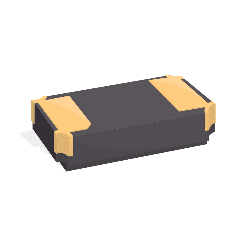 Crystal 0.032768MHz ±20ppm (Tol) 12.5pF FUND 70000Ohm 2-Pin CSMD T/R