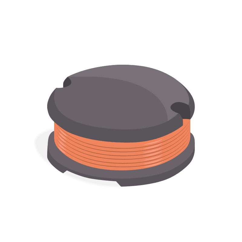 Ind Power Wirewound 100uH 10% 1KHz 20Q-Factor Ferrite 520mA T/R