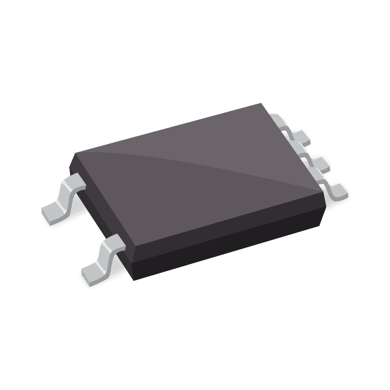 Logic IC Output Optocoupler, TLP2362(TPL, E(T; 1-Channel, 1-Element, 3750V Isolation, 10MBps; SOP5