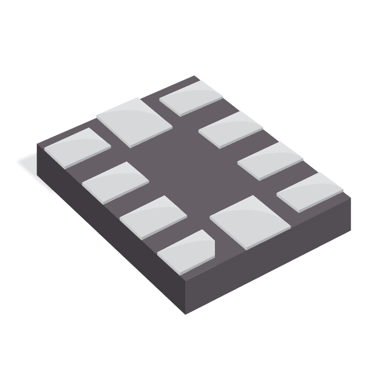 5.5-V, 10-A, 4-mΩ On-Resistance load switch 10-WQFN-HR -40 to 105