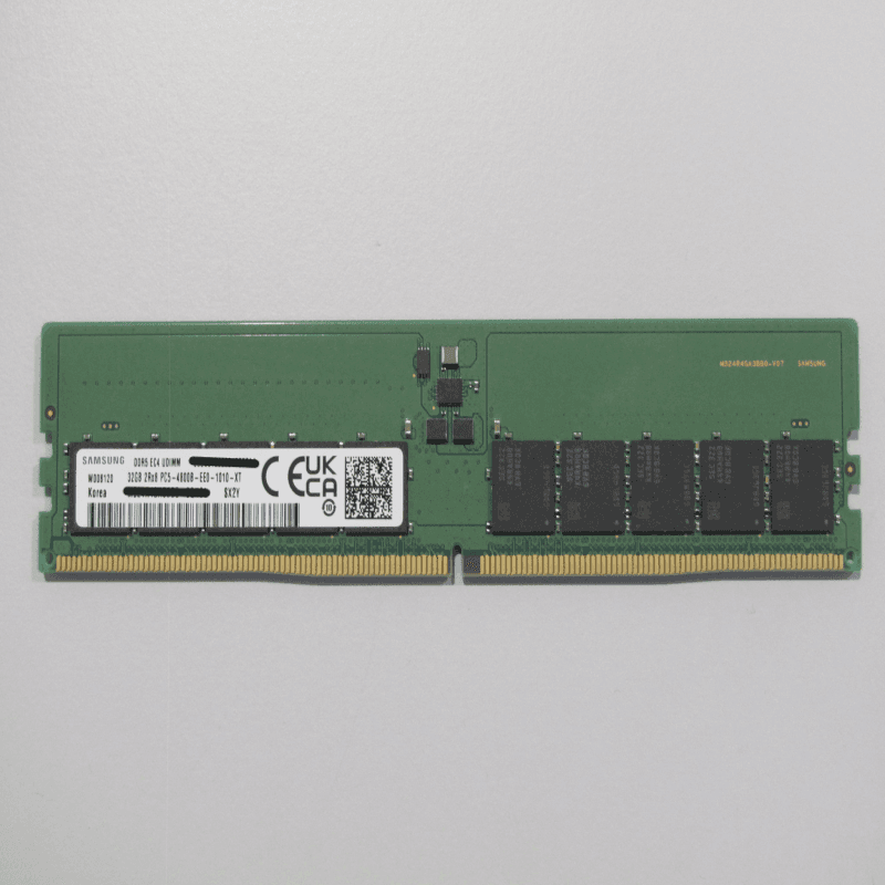 32GB DDR5 4800 ECC UDIMM 2Rx8 1.1V