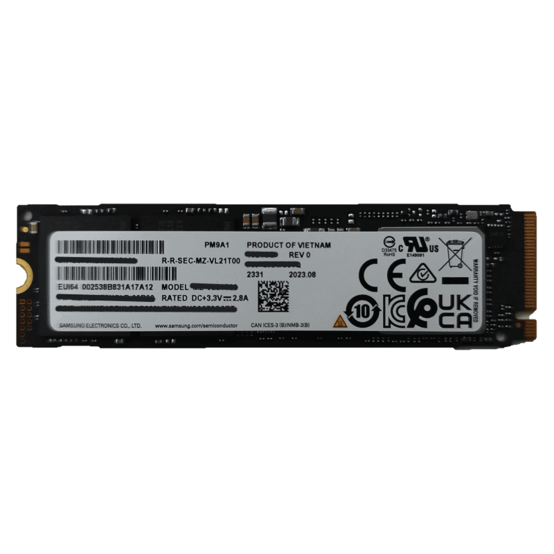 PM9A1 Series 1TB M.2 2280 PCIe 4.0 x4 NVMe SSD