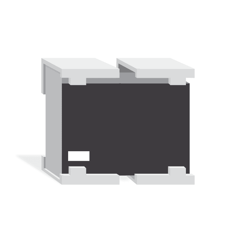 Res Thick Film Array 330 Ohm 5% ±200ppm/°C ISOL Molded 4-Pin 0606(2 X 0603) Convex SMD Punched Carrier T/R