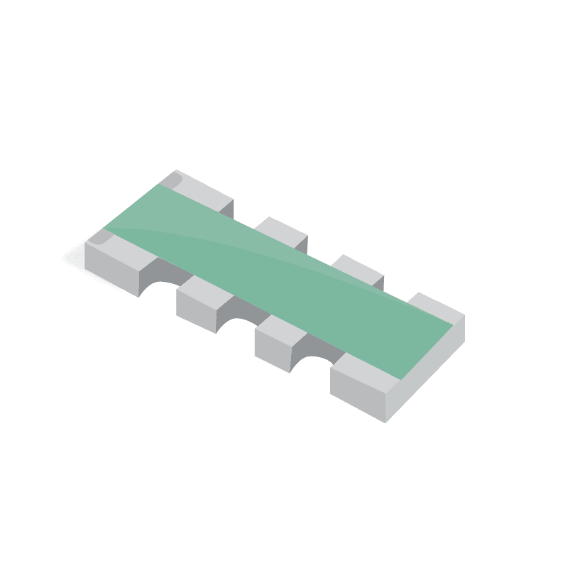 Res Array 10 Ohm 5% ±200ppm/C ISOL Epoxy 8-Pin 1206(4 X 0603) Convex SMD Automotive T/R