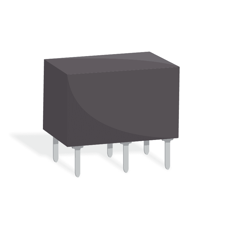 Electromechanical Relay SPST-NO/SPST-NC 5A 5VDC 83Ohm Through Hole